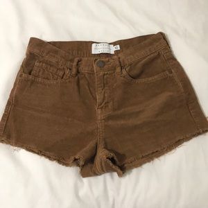 Corduroy shorts